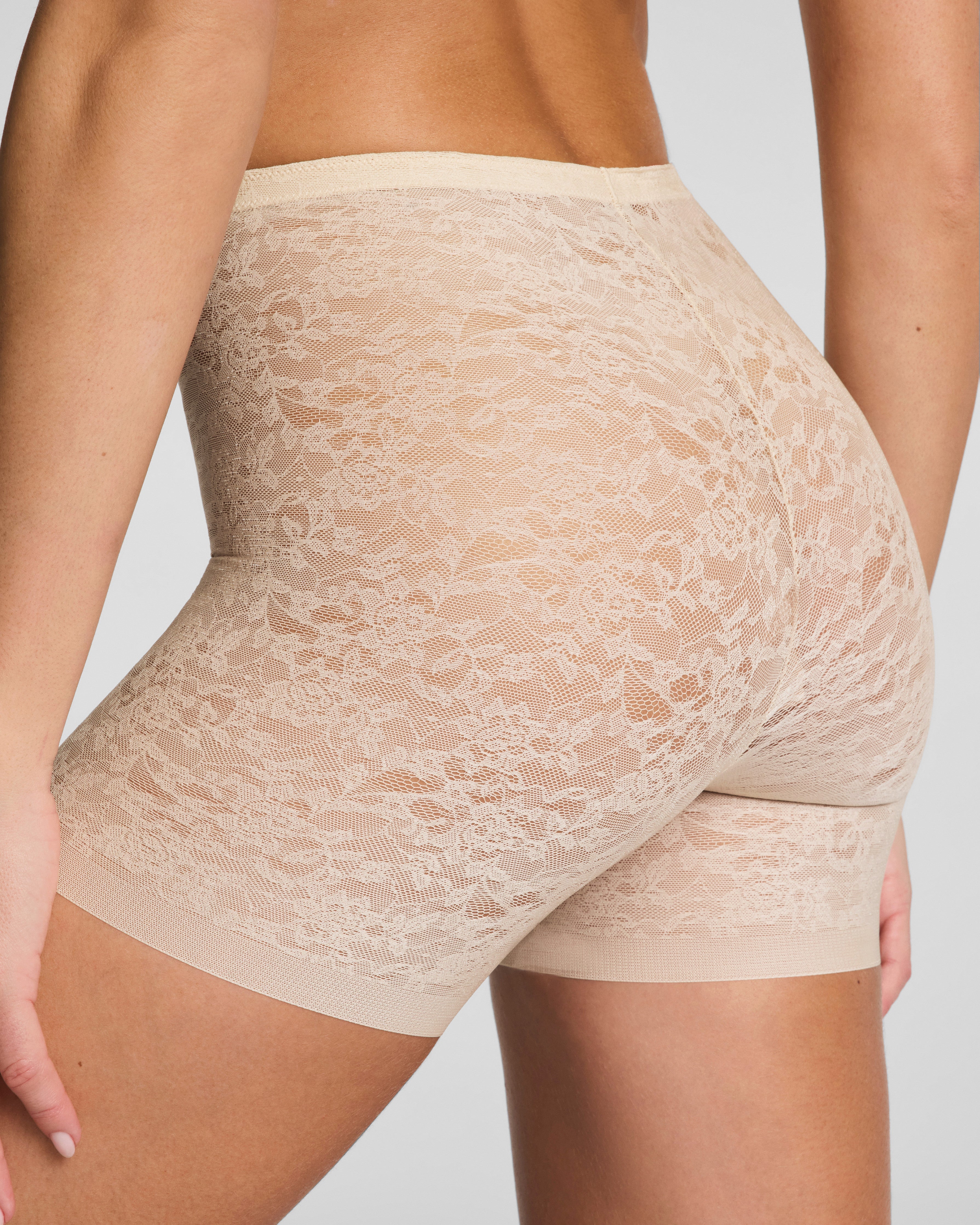 SPANXsupersmooth™ Day to Date Night Lace Girlshort | Toasted Coconut