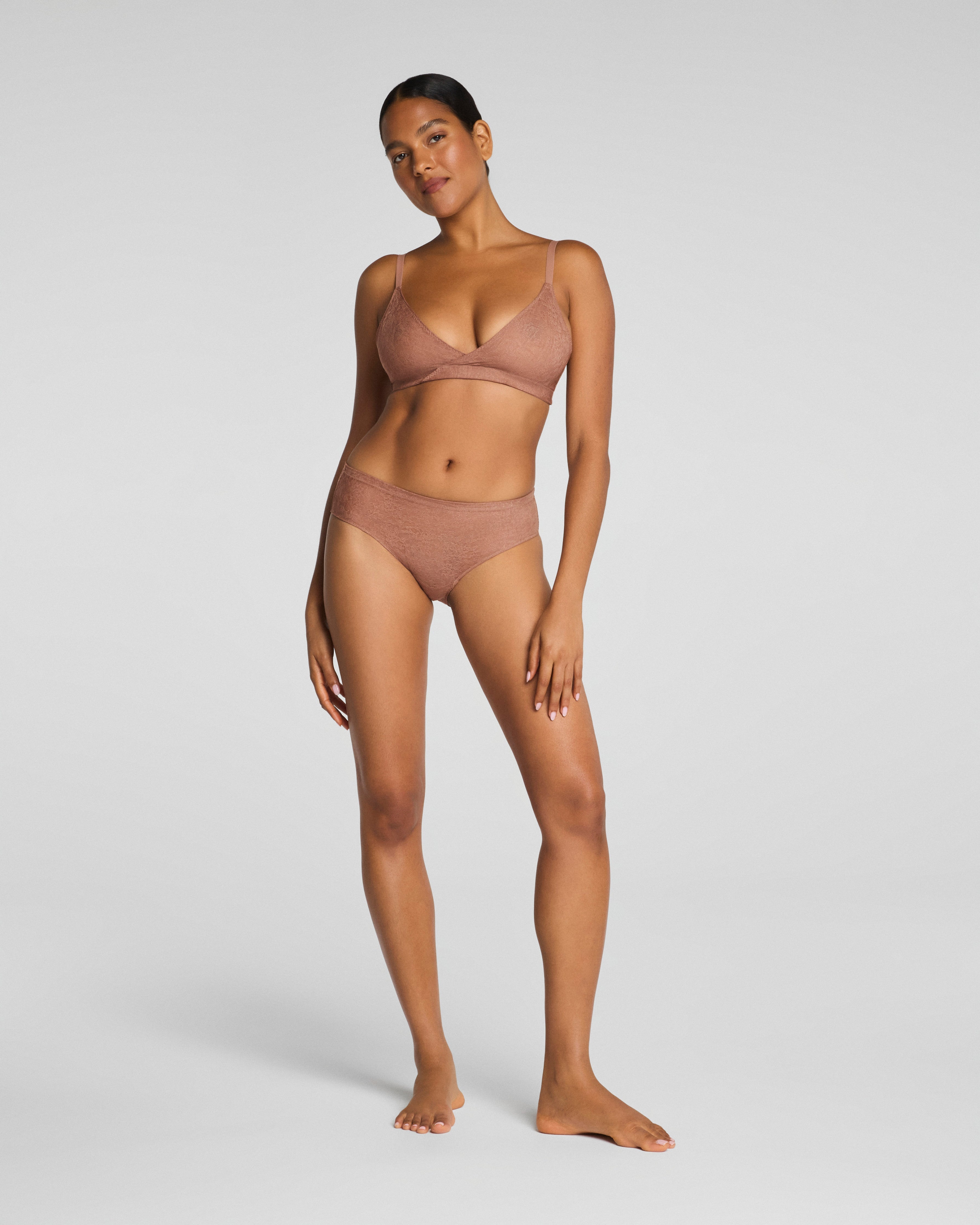 SPANXsupersmooth™ Day to Date Night Lace Bikini | Cinnamon