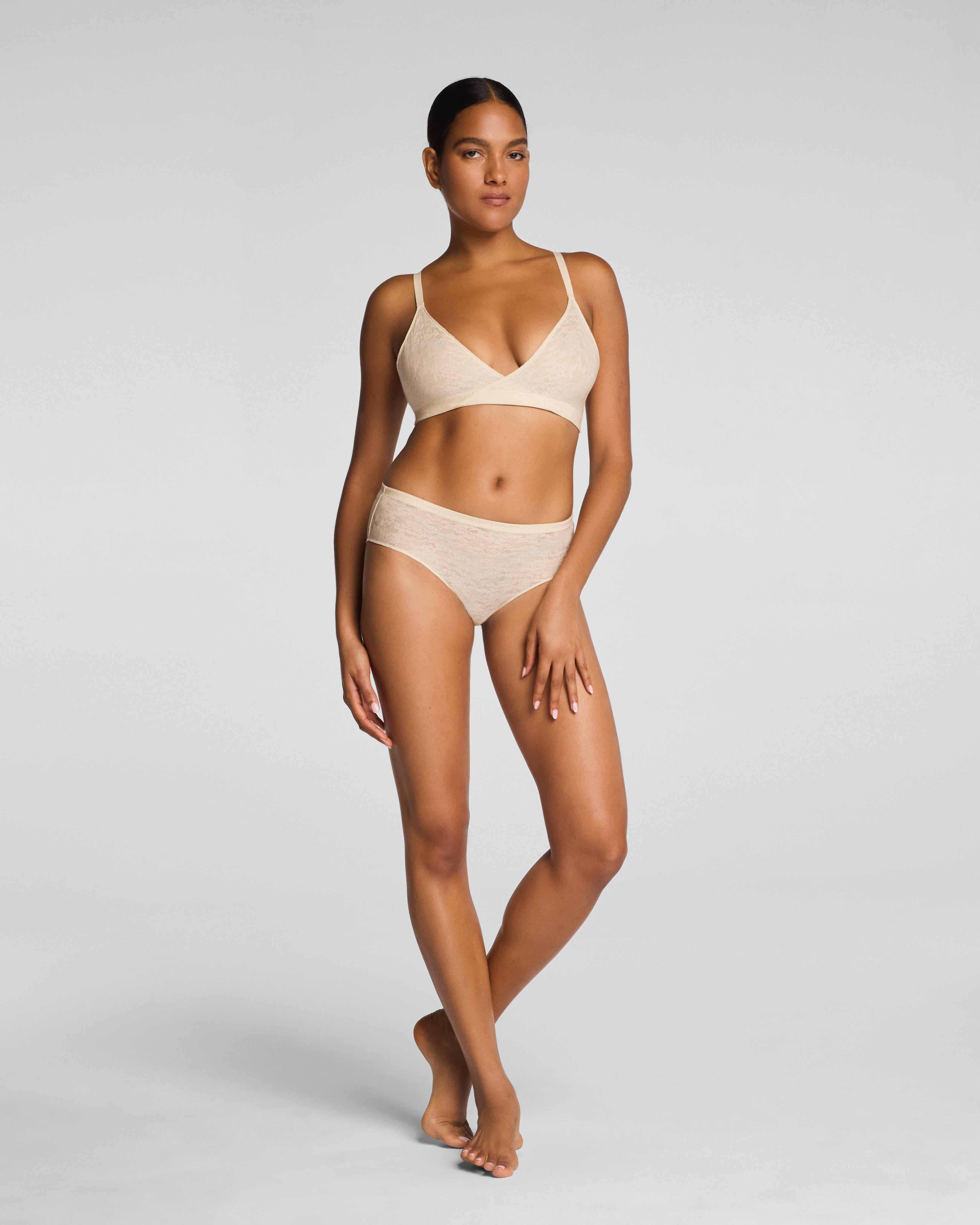 SPANXsupersmooth™ Day to Date Night Lace Bikini | Toasted Coconut