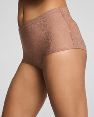 SPANXsupersmooth™ Day to Date Night Lace Boyshort | Cinnamon