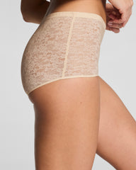 SPANXsupersmooth™ Day to Date Night Lace Boyshort | Toasted Coconut