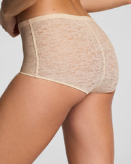 SPANXsupersmooth™ Day to Date Night Lace Boyshort | Toasted Coconut