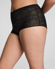 SPANXsupersmooth™ Day to Date Night Lace Boyshort | Very Black