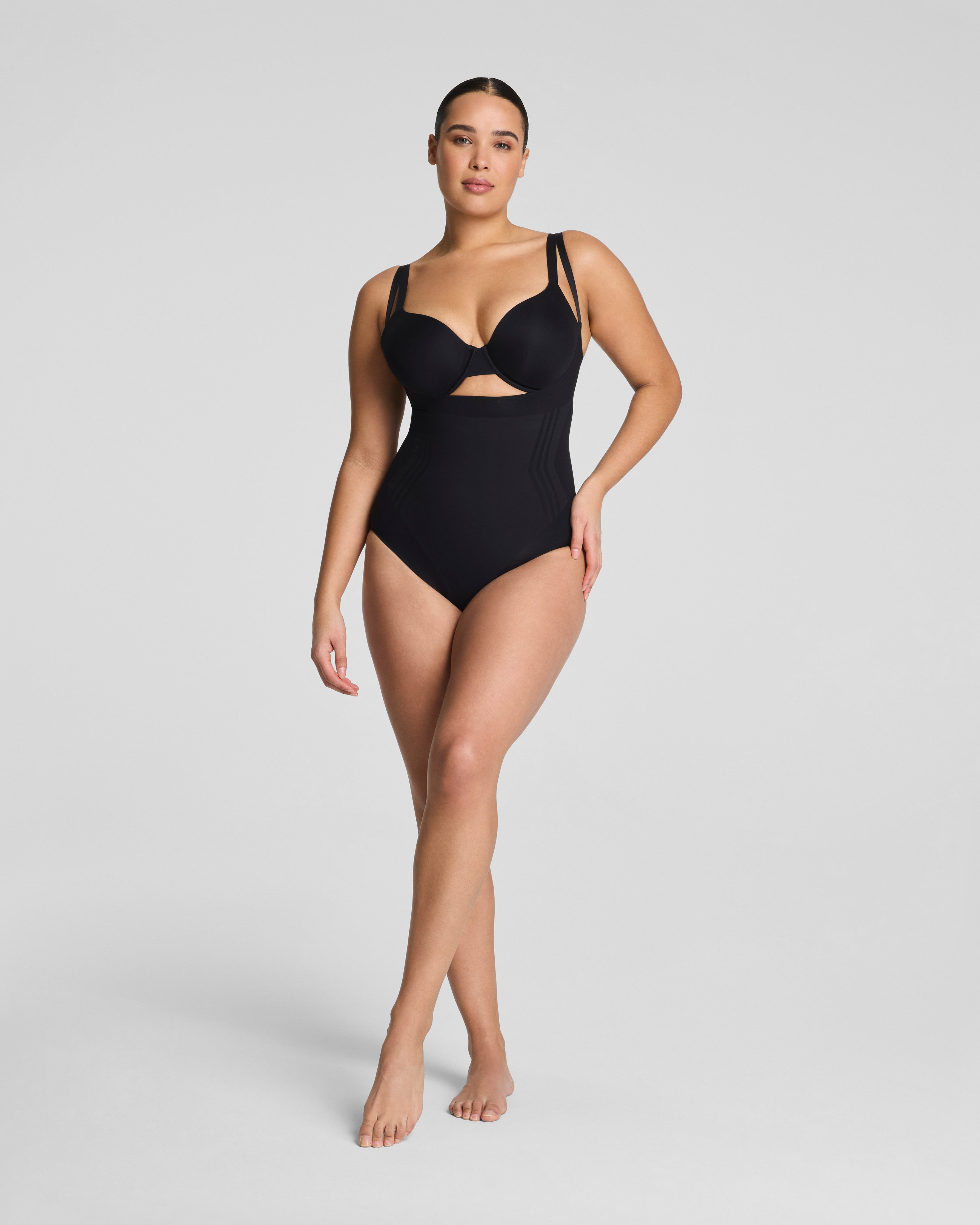 SPANXsculpt™ GoFigure Open-Bust Bodysuit | Very Black