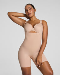 SPANXsculpt™ GoFigure Open-Bust Mid-Thigh Bodysuit | Chai