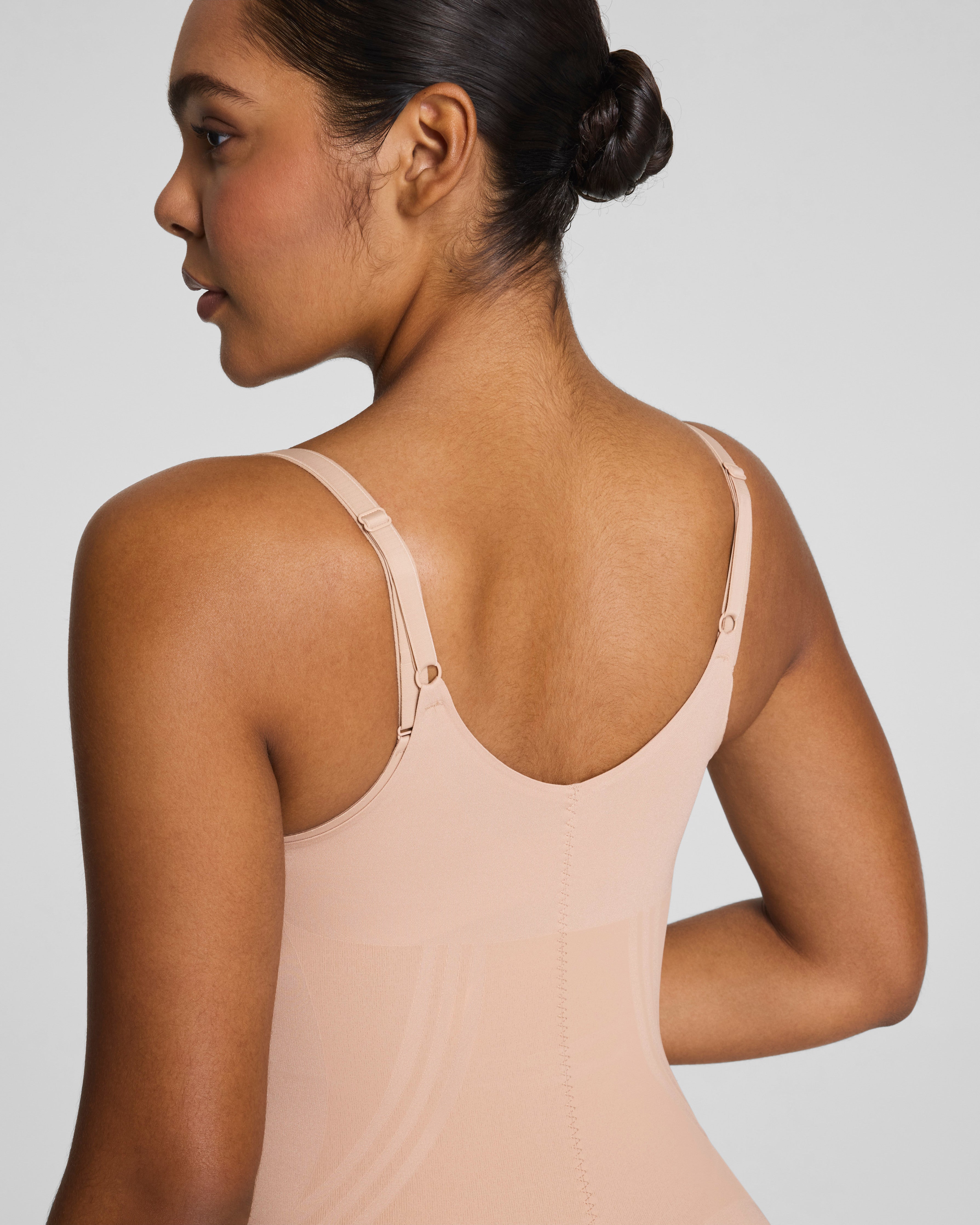 SPANXsculpt™ GoFigure Open-Bust Mid-Thigh Bodysuit | Chai