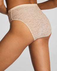 SPANXsupersmooth™ Day to Date Night Lace Hi-Leg Brief | Toasted Coconut