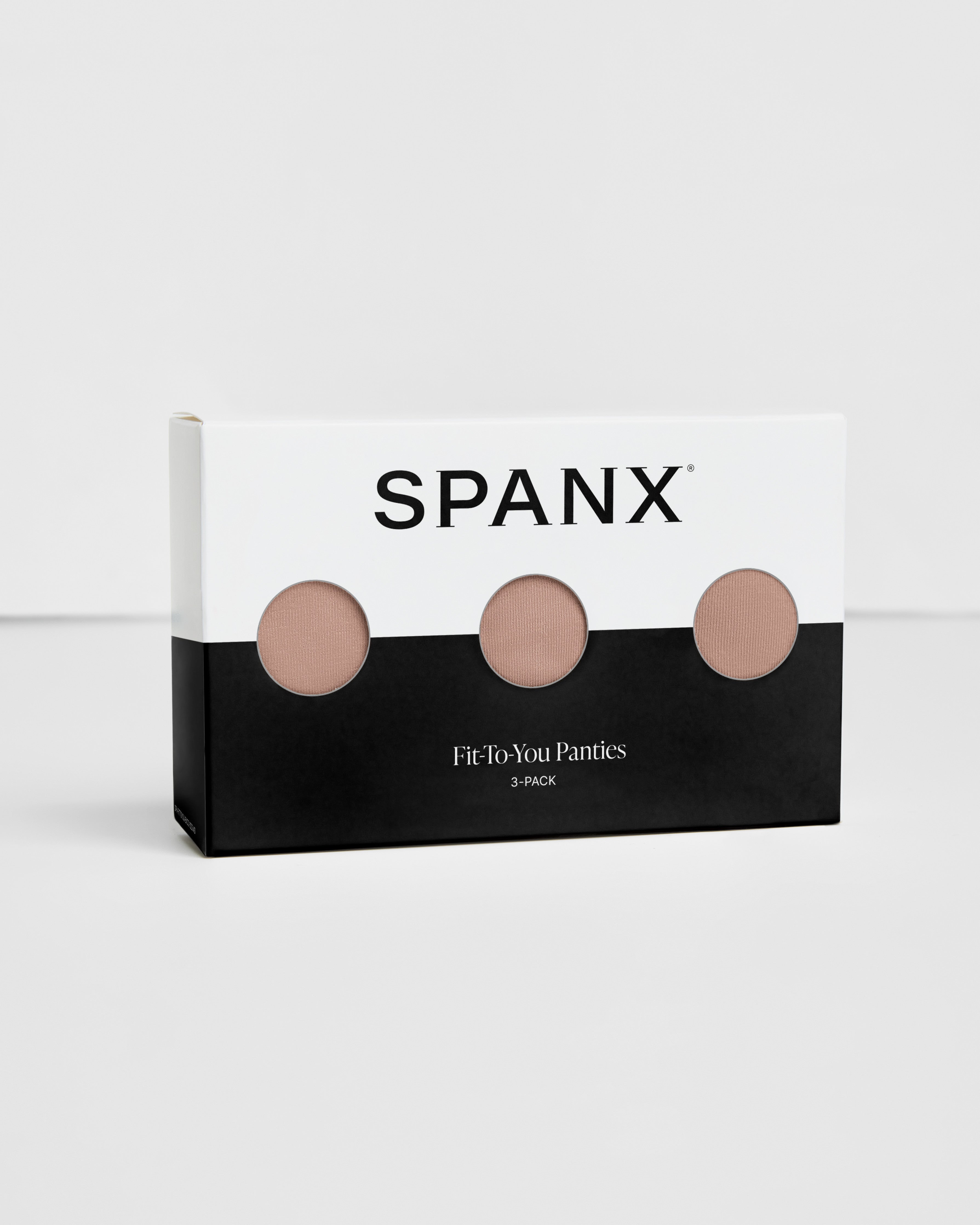SPANXsmooth™ Fit-To-You Thong 3-Pack Box | Cafe Au Lait