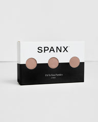 SPANXsmooth™ Fit-To-You Thong 3-Pack Box | Cafe Au Lait