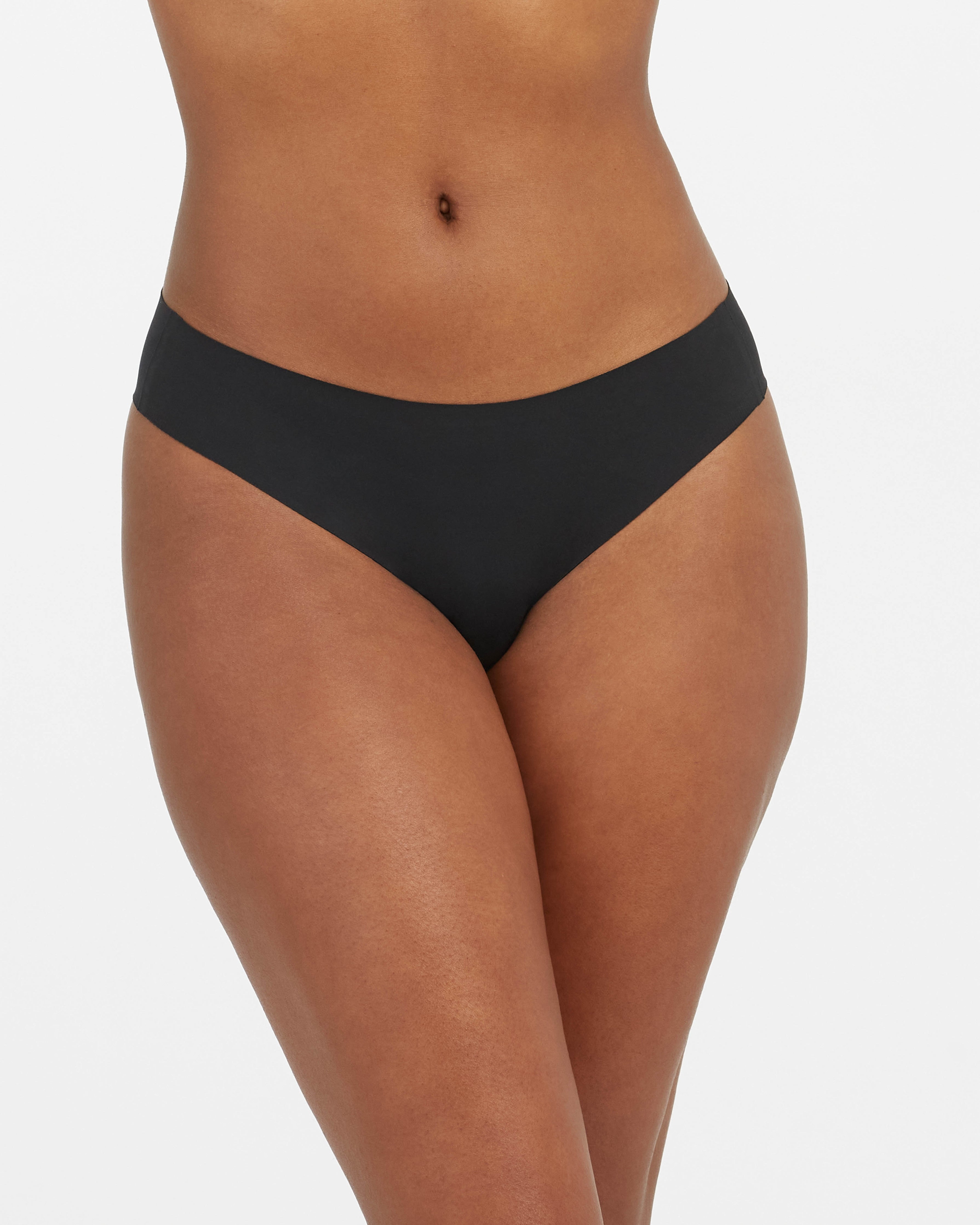 SPANXsmooth™ Fit-To-You Thong 3-Pack Box | Very Black/Naked 2.0/Vintage Rose