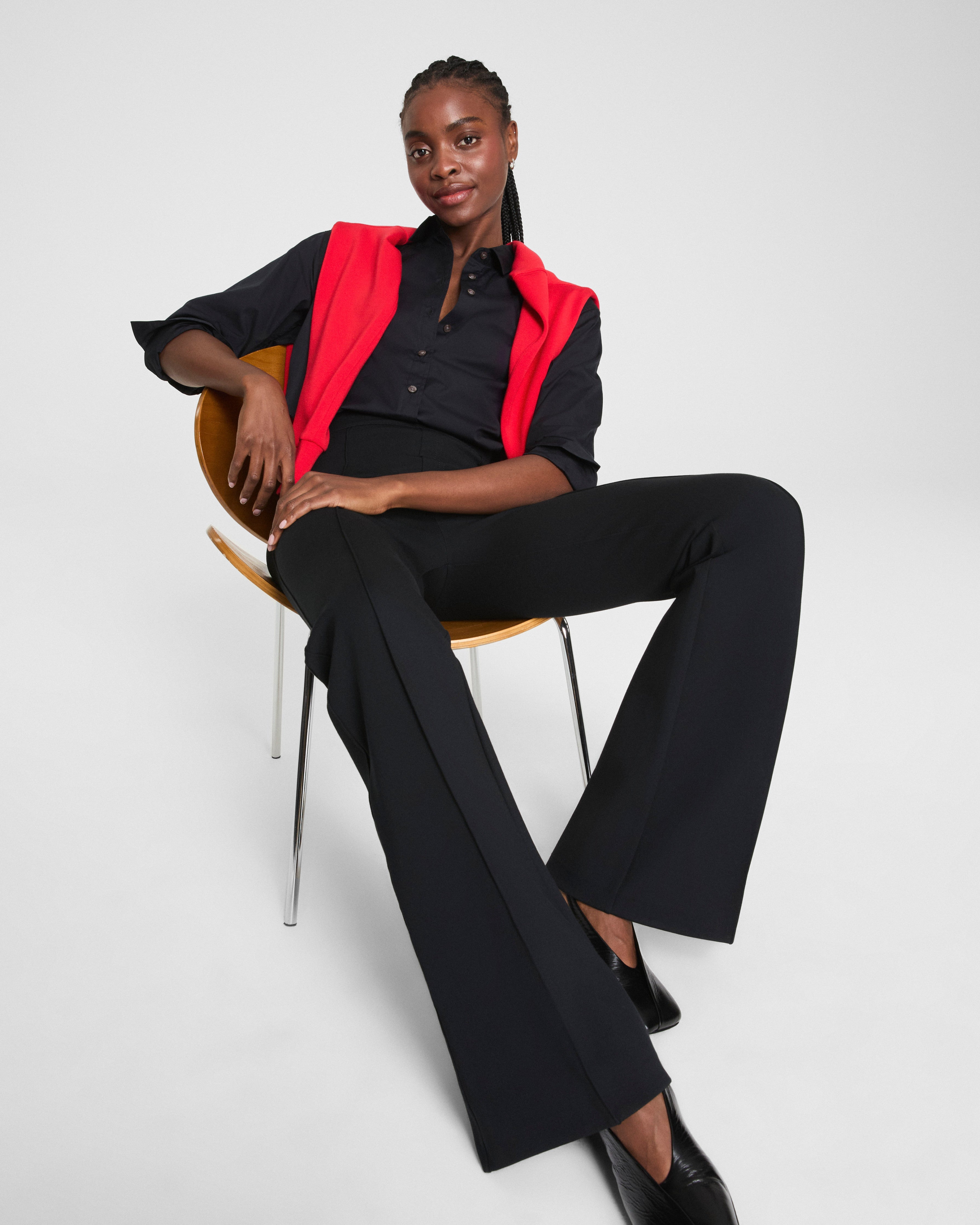 SPANXsupersmooth™ PerfectFit Ponte Flare Pant | Classic Black