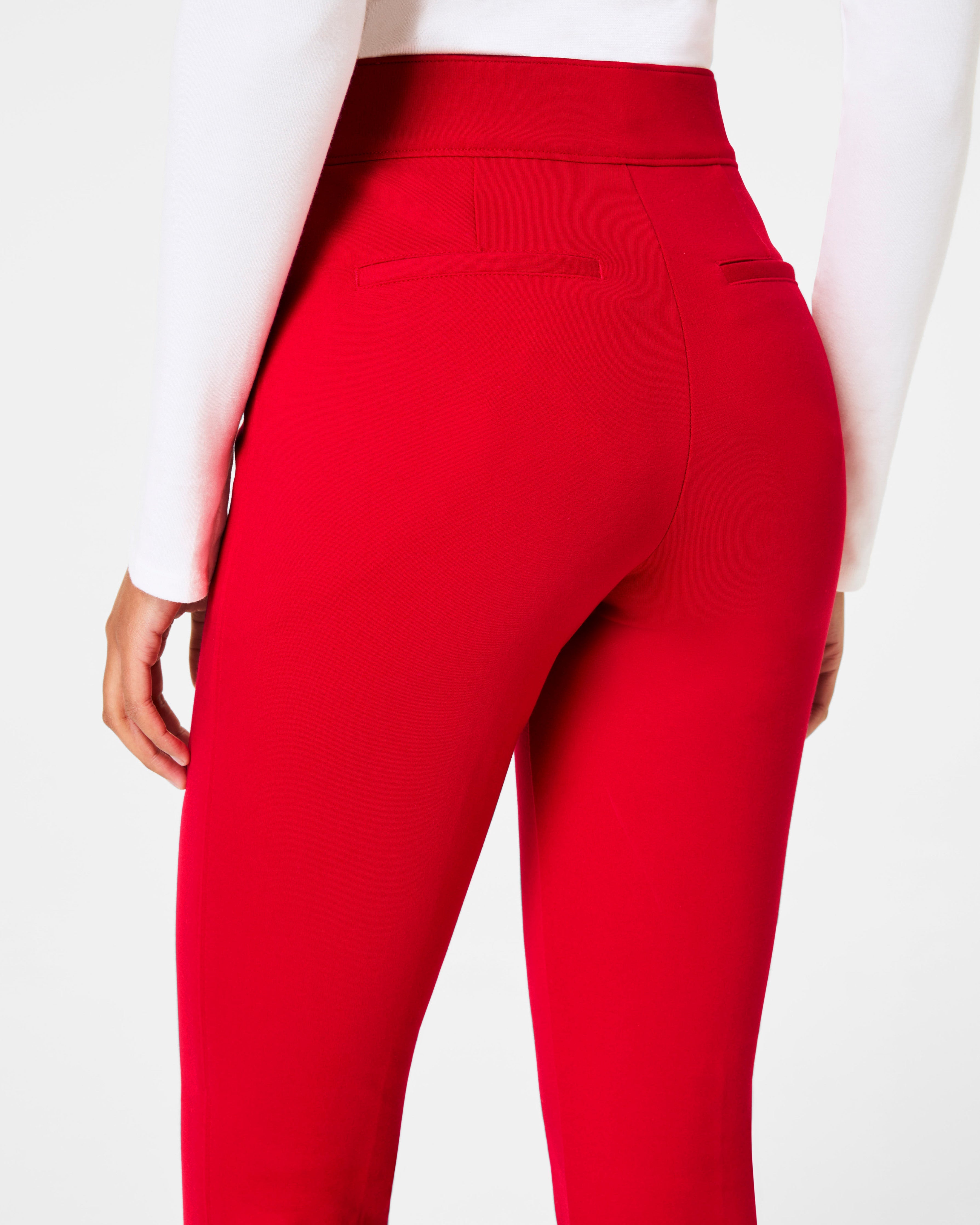 SPANXsupersmooth™ PerfectFit Ponte Slim Straight Pant  Spanx True Red