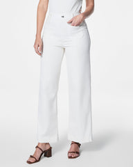 SPANXshape™ Original EveryWear Cropped Wide Leg Jeans with Patch Pockets  White