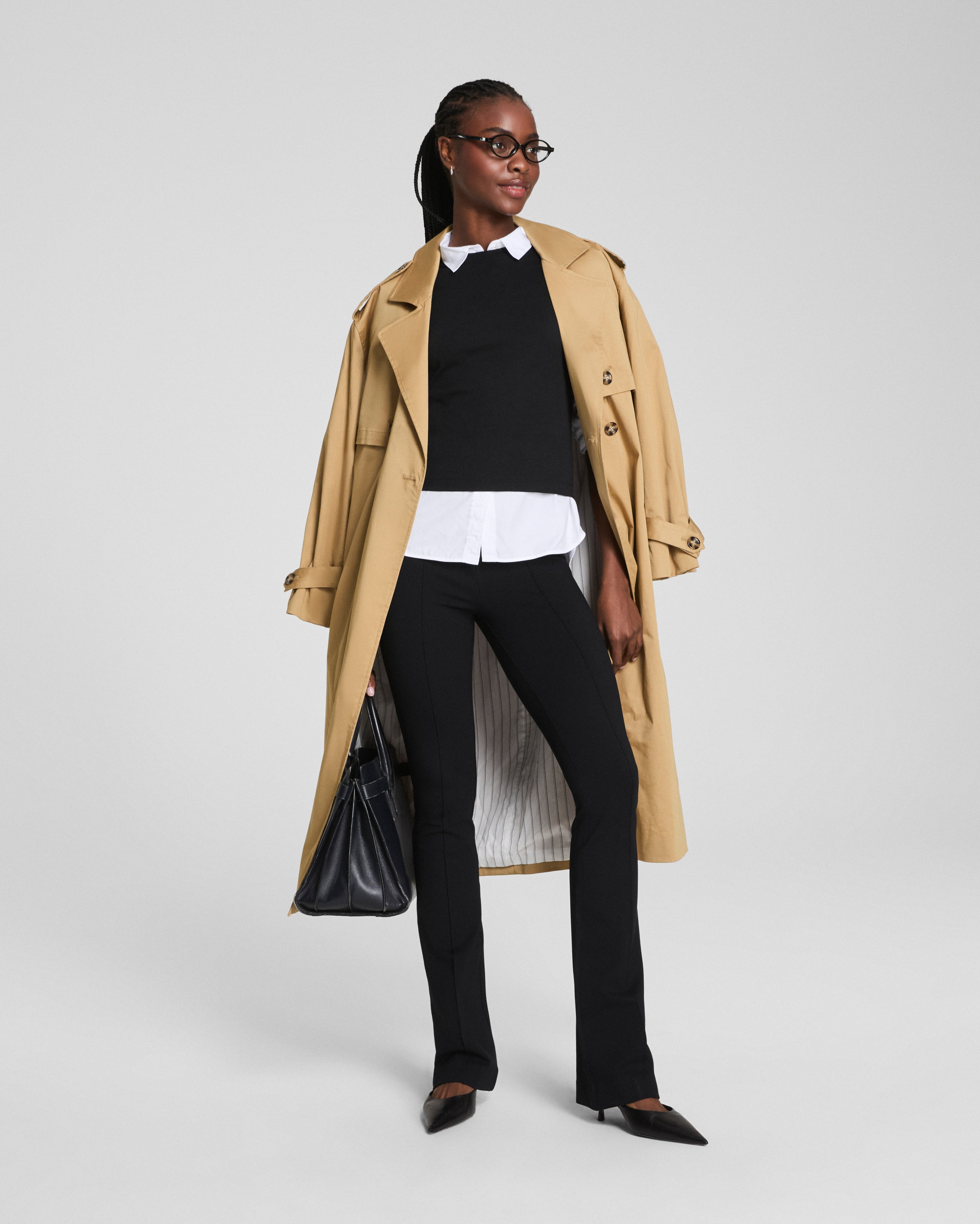 SPANXsupersmooth™ PerfectFit Ponte Micro Flare Pant  Classic Black