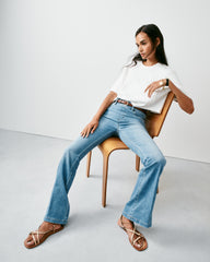 SPANXshape™ Original EveryWear Flare Jeans  Stonewashed Blue