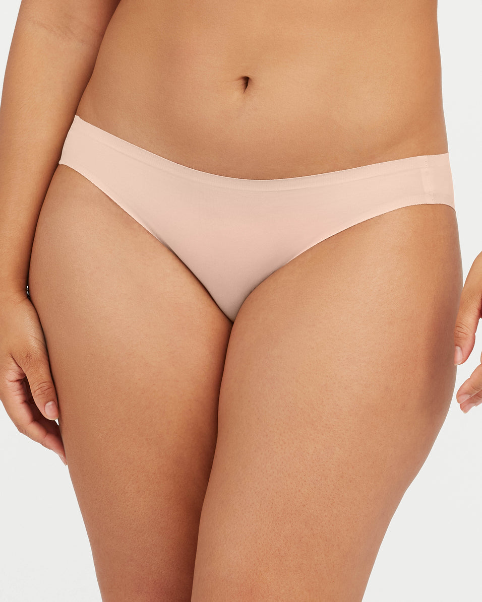 SPANXsmooth™ Fit-To-You Bikini 3-Pack Box | Very Black/Naked 2.0/Vintage Rose