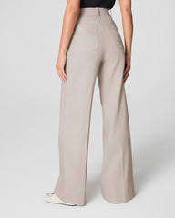 SPANXsupersmooth™ Stretch Twill Wide Leg Pant  Bone