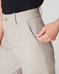 SPANXsupersmooth™ Stretch Twill Wide Leg Pant  Bone