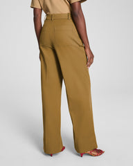 SPANXsupersmooth™ Stretch Twill Wide Leg Pant  Flax