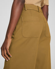 SPANXsupersmooth™ Stretch Twill Wide Leg Pant  Flax