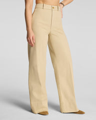 SPANXsupersmooth™ Stretch Twill Wide Leg Pant | Sandbar