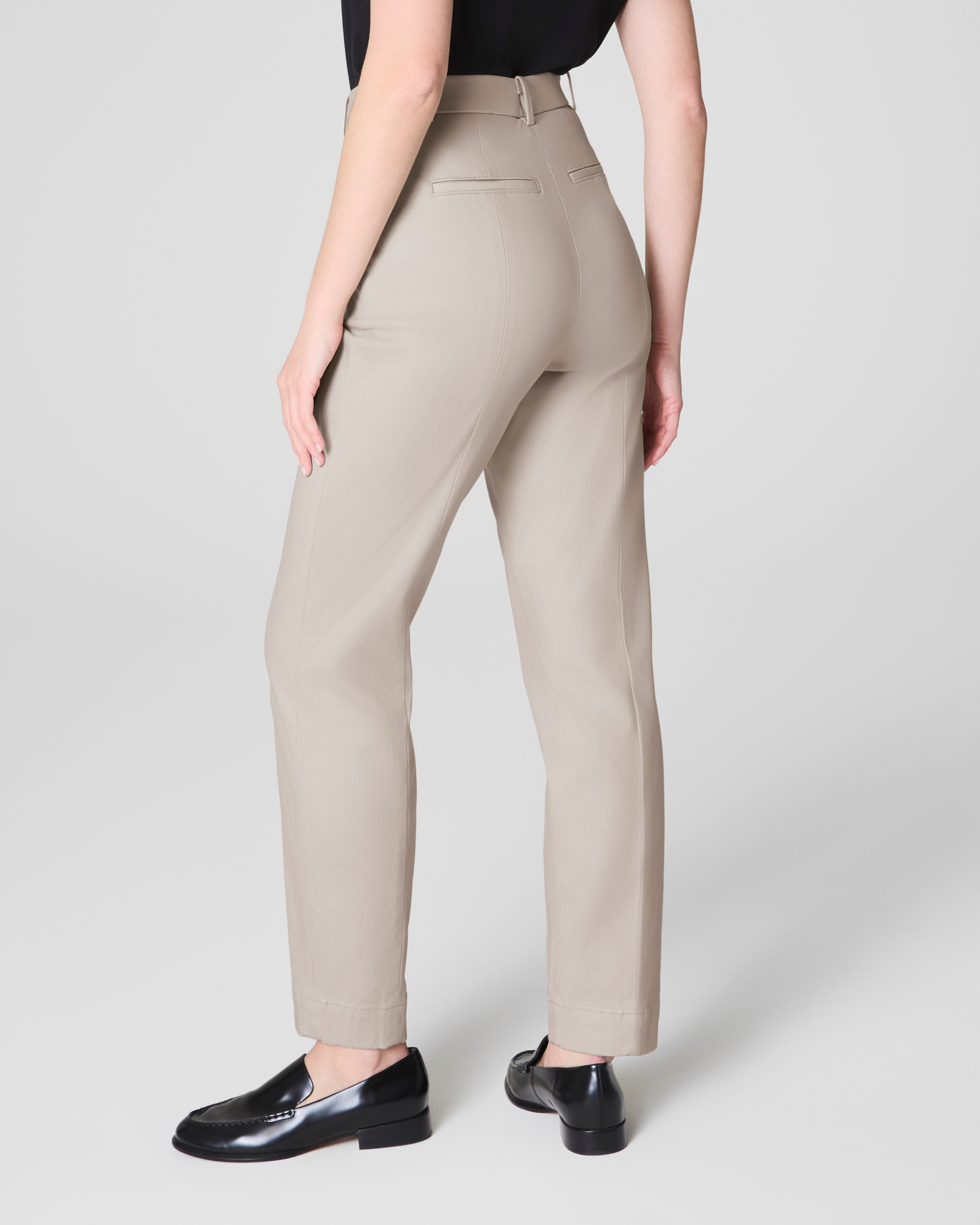 SPANXsupersmooth™ Stretch Twill Slim Straight Pant  Bone