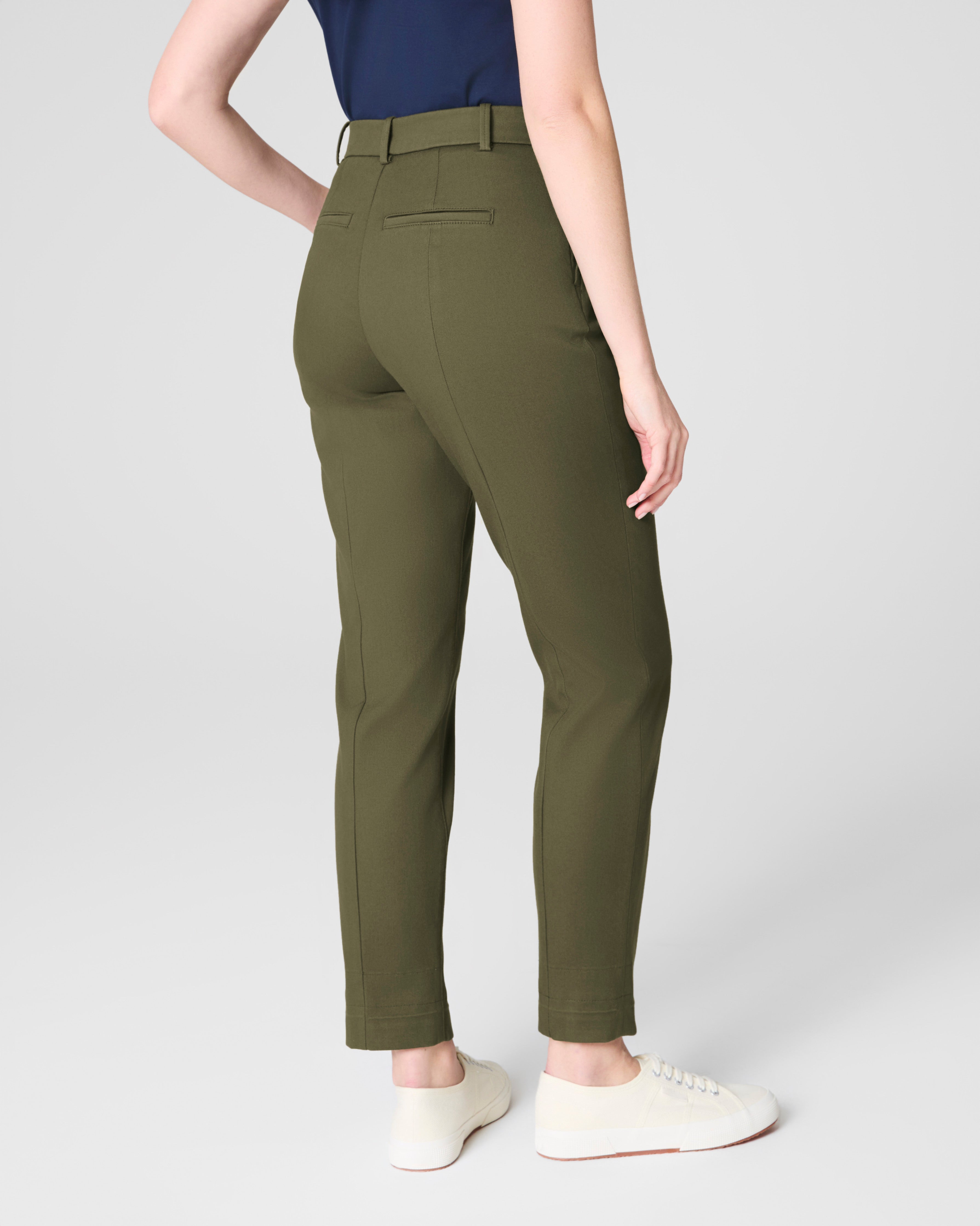 SPANXsupersmooth™ Stretch Twill Slim Straight Pant  Dark Pine