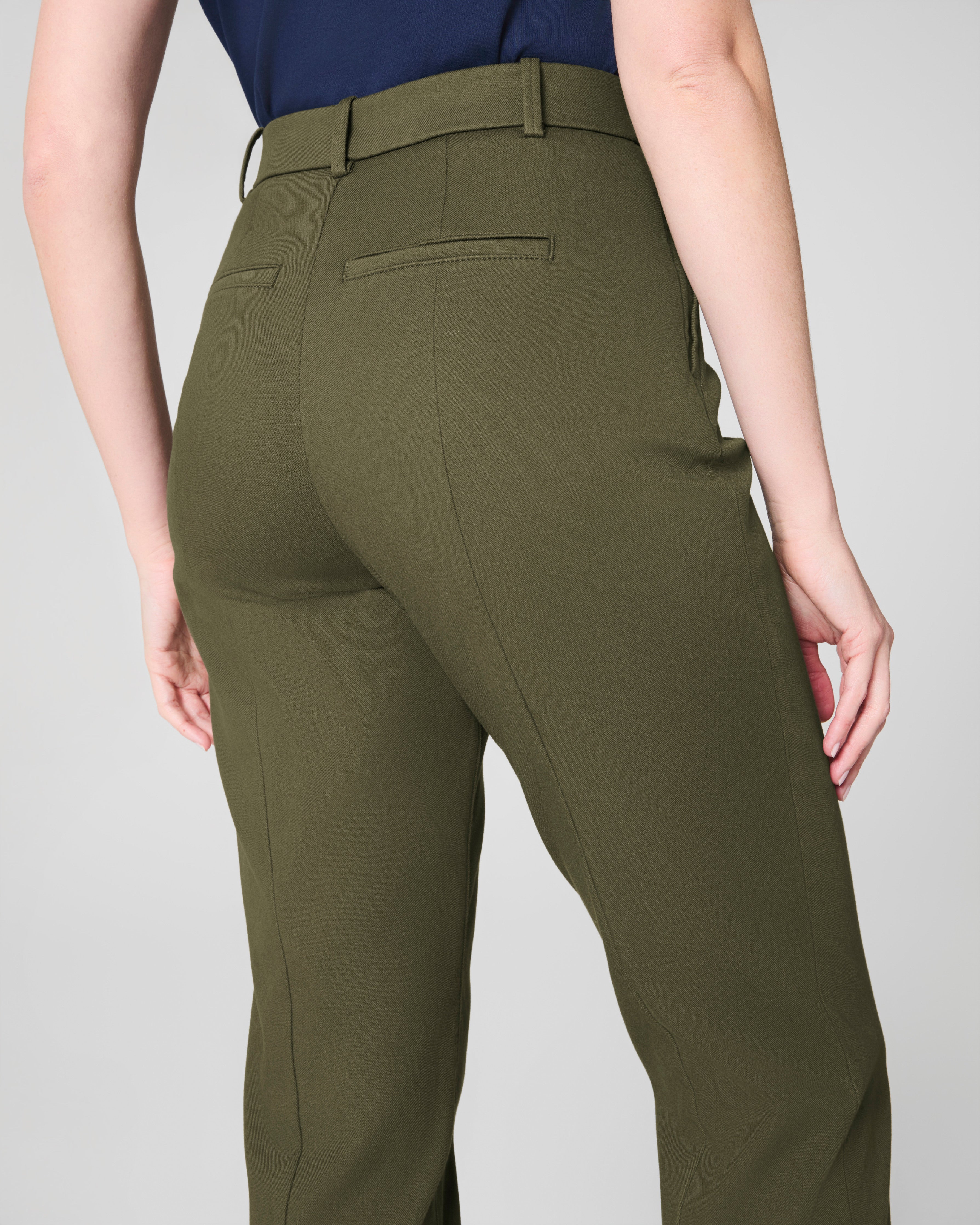 SPANXsupersmooth™ Stretch Twill Slim Straight Pant  Dark Pine