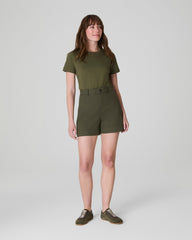 SPANXsupersmooth™ Stretch Twill Short, 5"  Dark Pine
