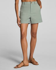 SPANXsupersmooth™ Stretch Twill Short, 5" | Sage Brush