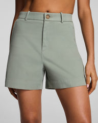 SPANXsupersmooth™ Stretch Twill Short, 5" | Sage Brush