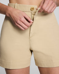 SPANXsupersmooth™ Stretch Twill Short, 5" | Sandbar