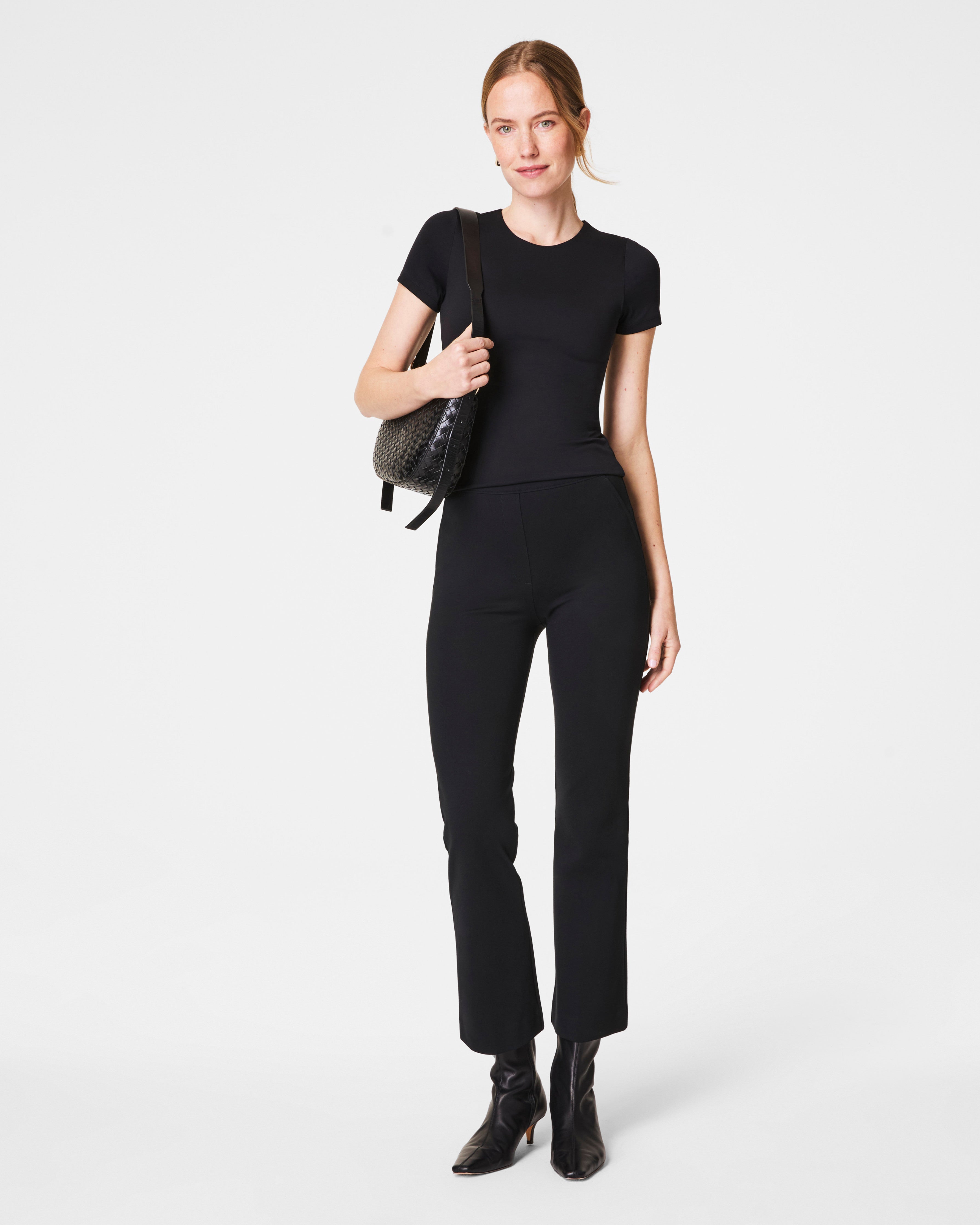 SPANXsmooth™ Jersey Crewneck Tee | Classic Black