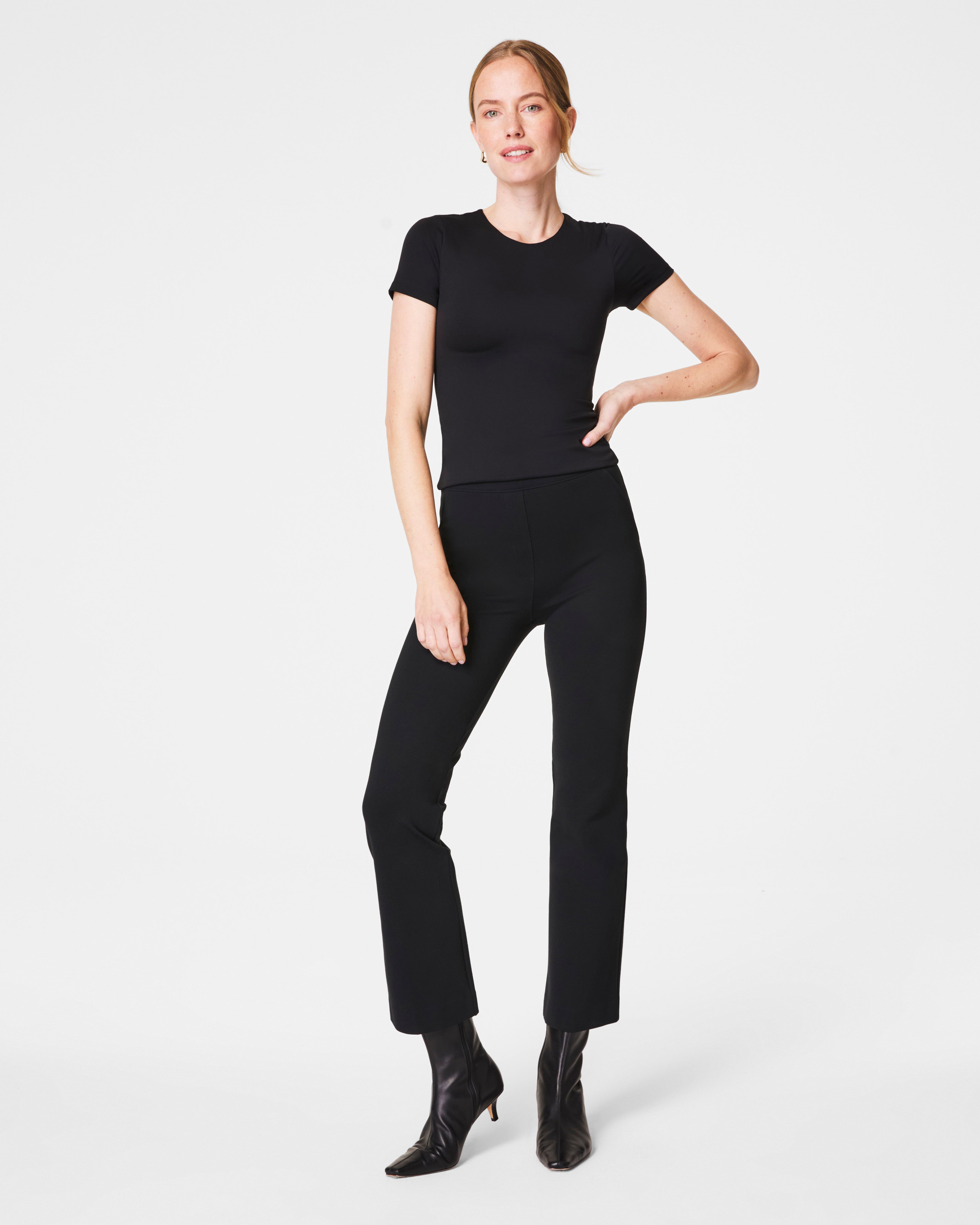 SPANXsmooth™ Jersey Crewneck Tee | Classic Black