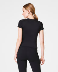 SPANXsmooth™ Jersey Crewneck Tee | Classic Black