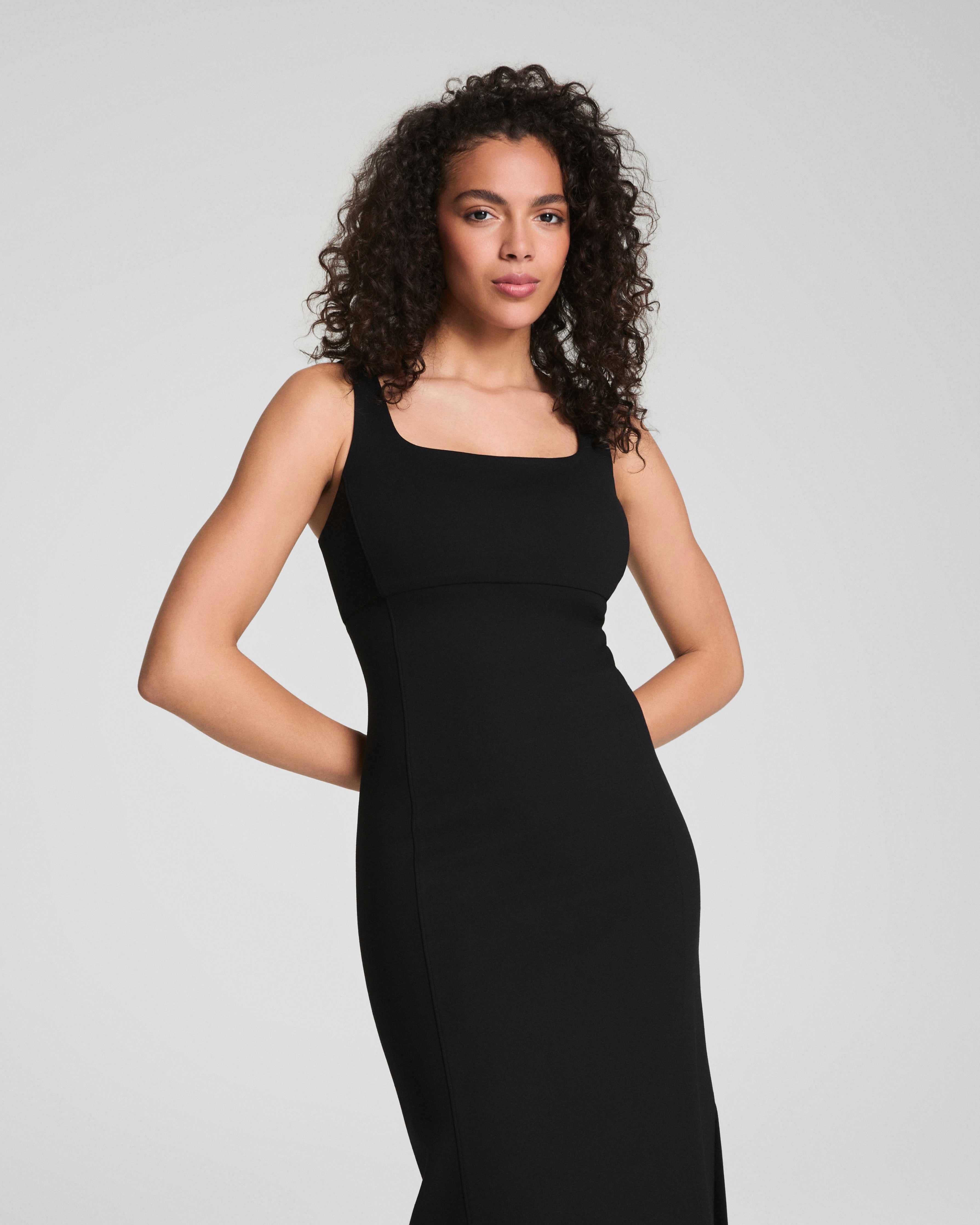 SPANXshape™ Ponte Midi Tank Dress  Classic Black