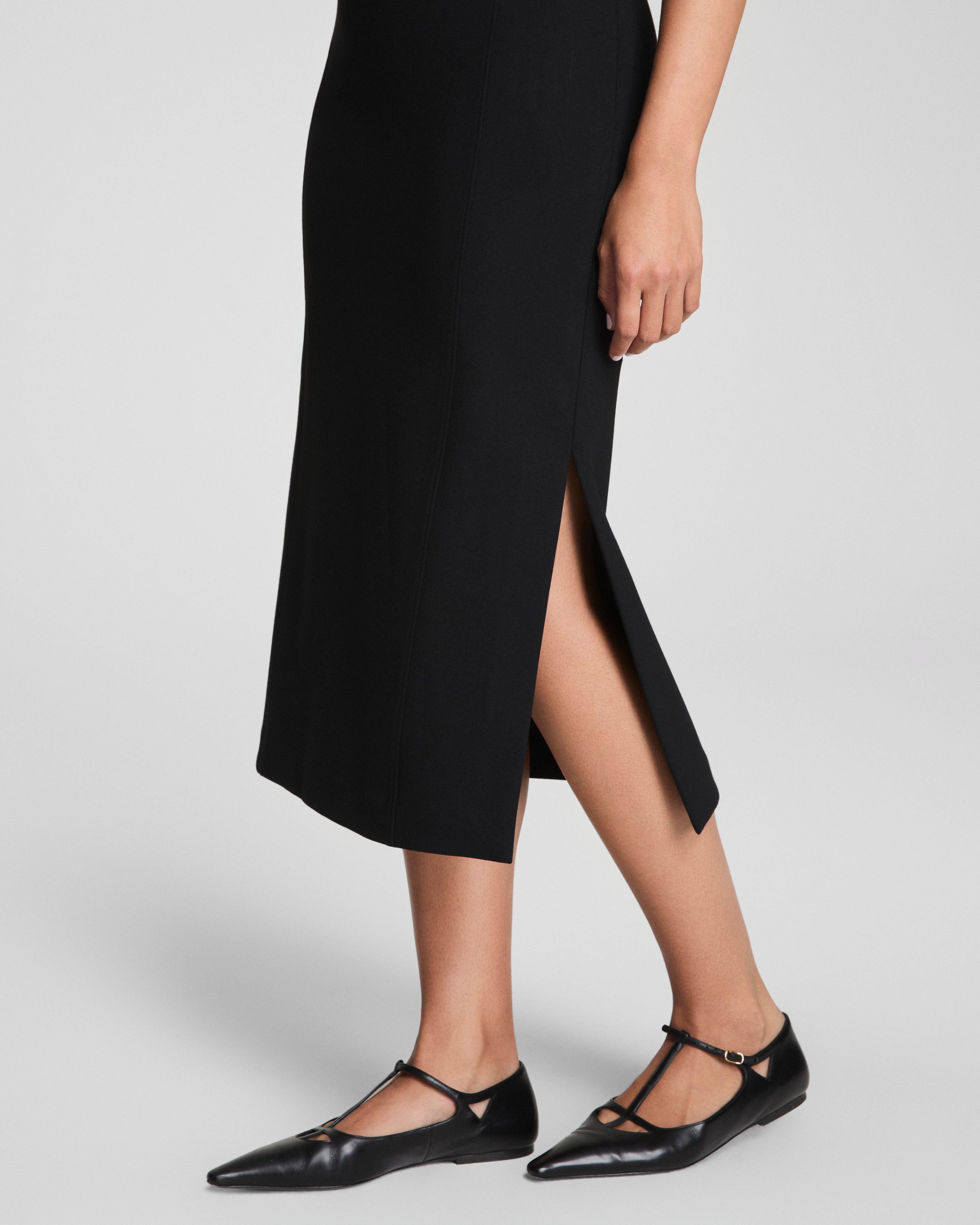 SPANXshape™ Ponte Midi Tank Dress  Classic Black
