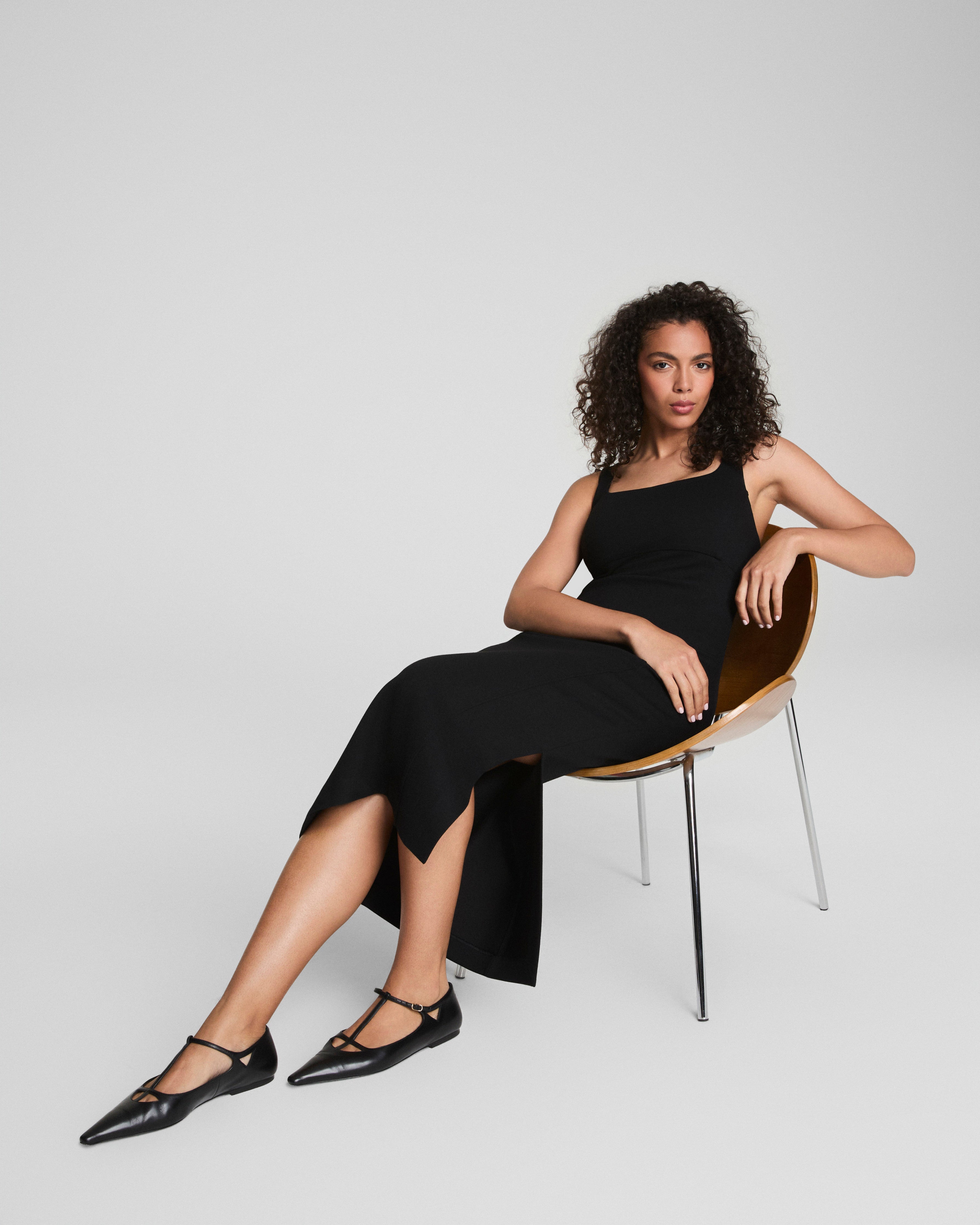SPANXshape™ Ponte Midi Tank Dress  Classic Black