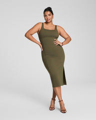 SPANXshape™ Ponte Midi Tank Dress  Dark Pine