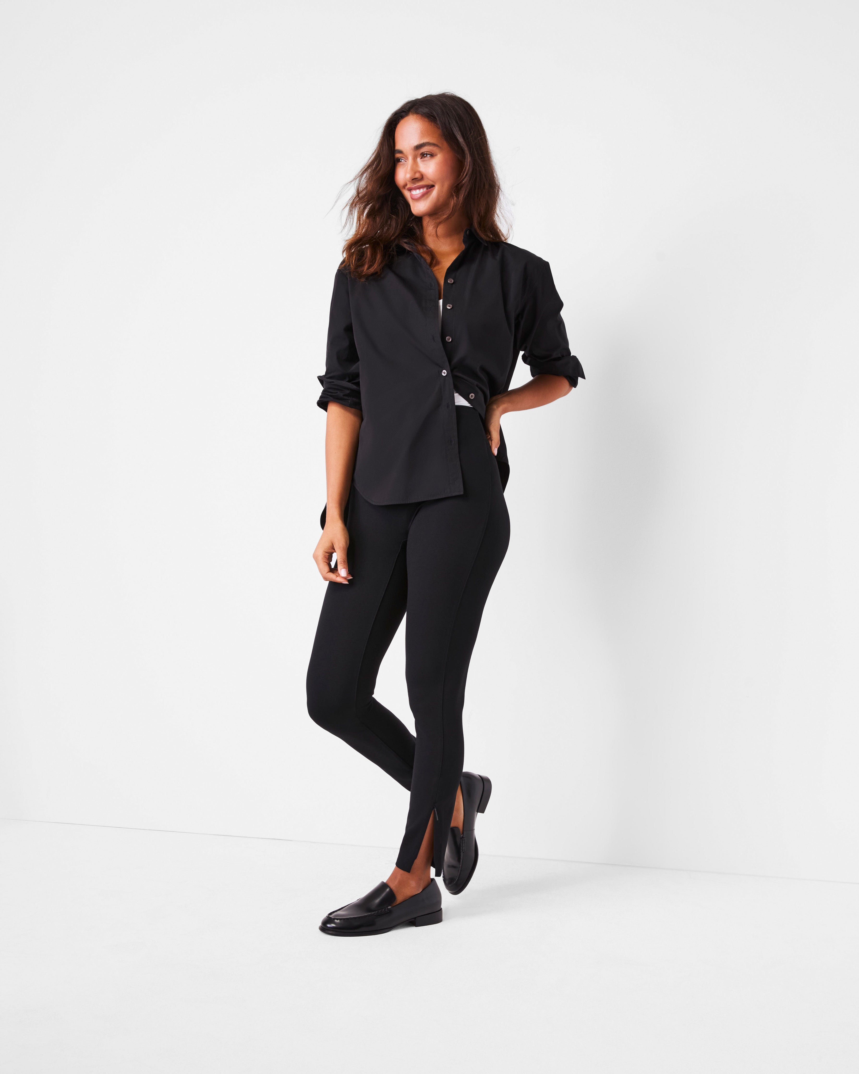 SPANXsupersmooth™ PerfectFit Ponte Zip Legging  Classic Black