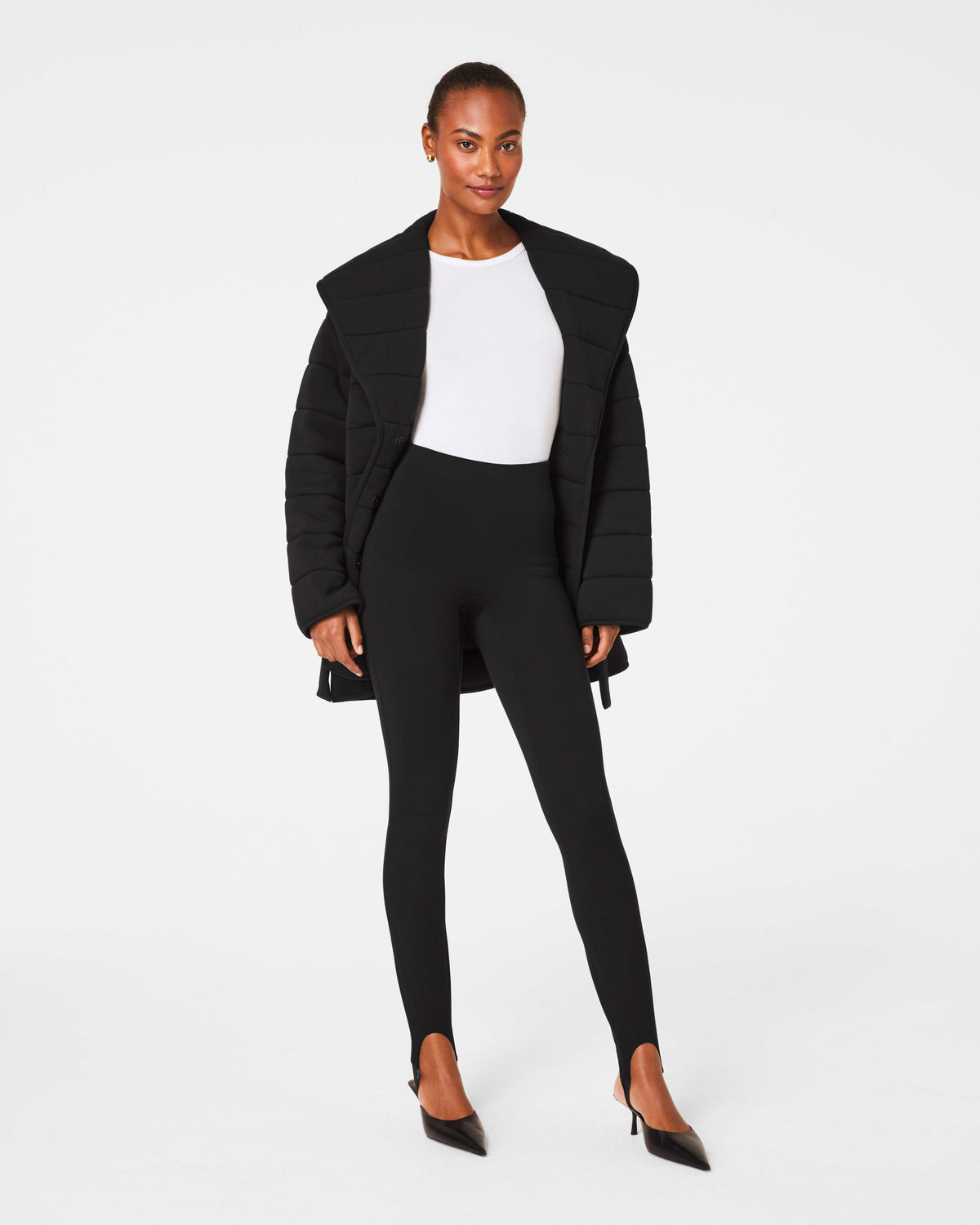 SPANXsupersmooth™ PerfectFit Ponte Stirrup Legging  Classic Black
