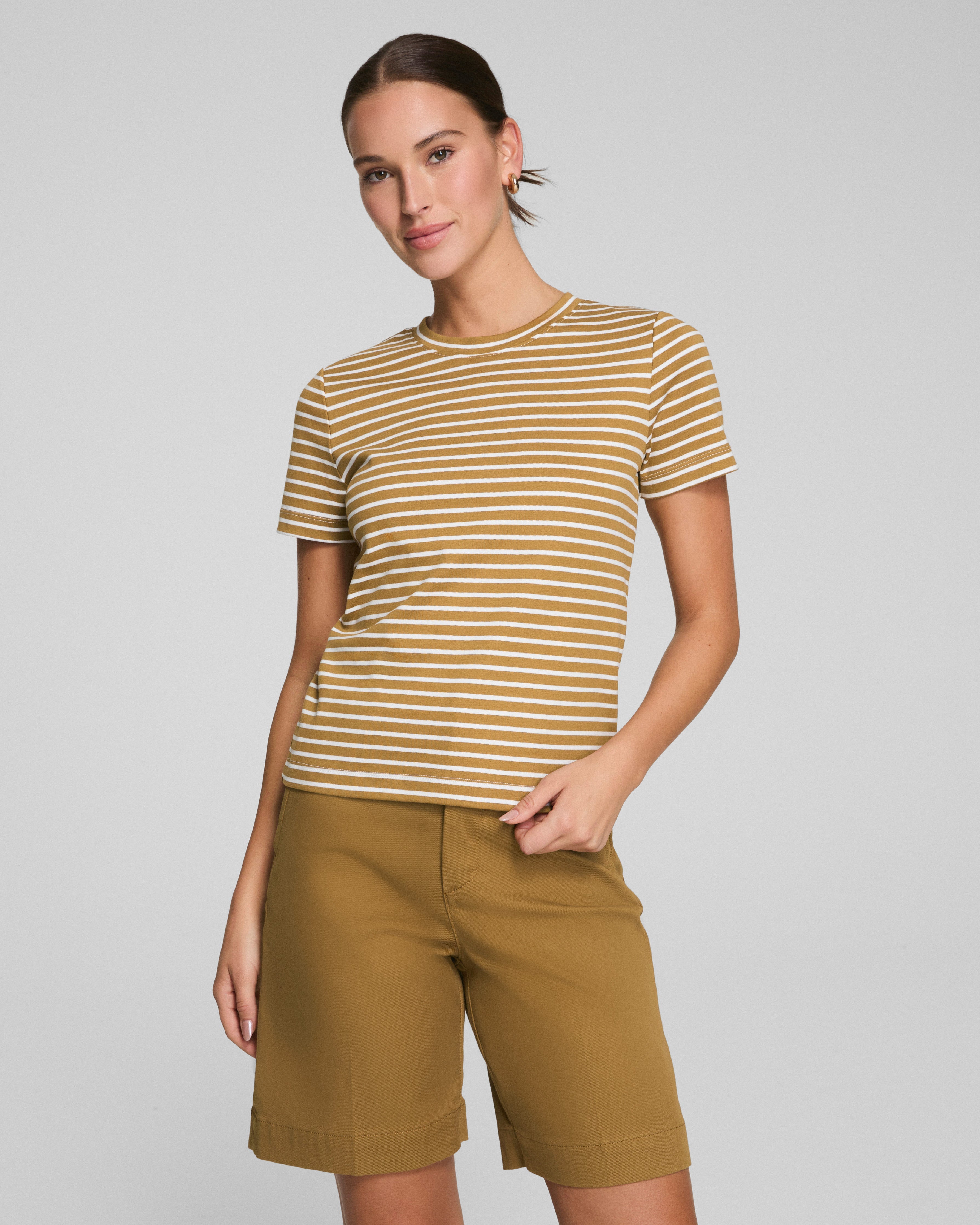 SPANX® Cotton Crewneck Tee