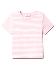 SPANX® Cotton Crewneck Tee  Fleur Stripe