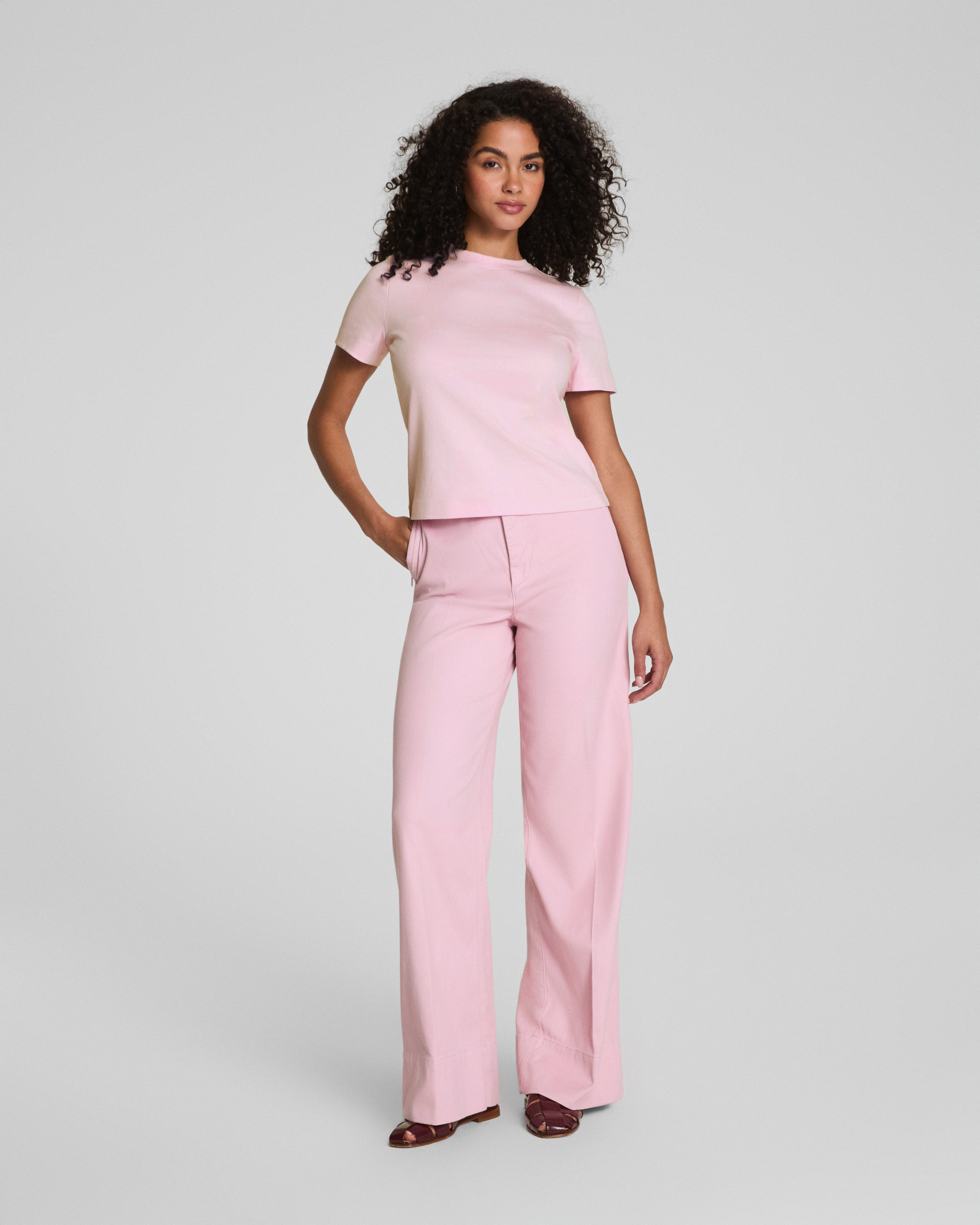 SPANX® Cotton Crewneck Tee  Lily