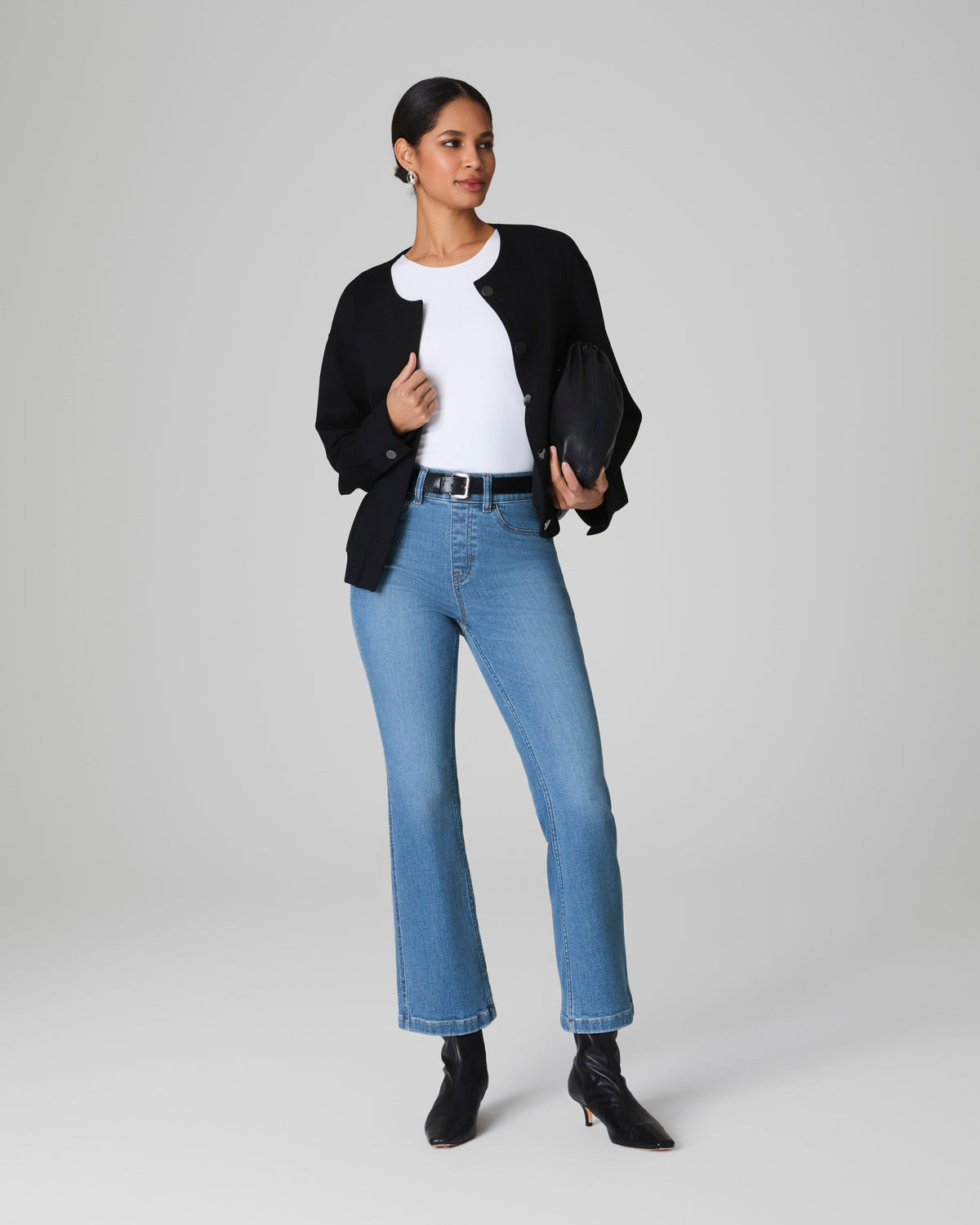 SPANXshape™ Original EveryWear Kick Flare Jeans  Stonewashed Blue