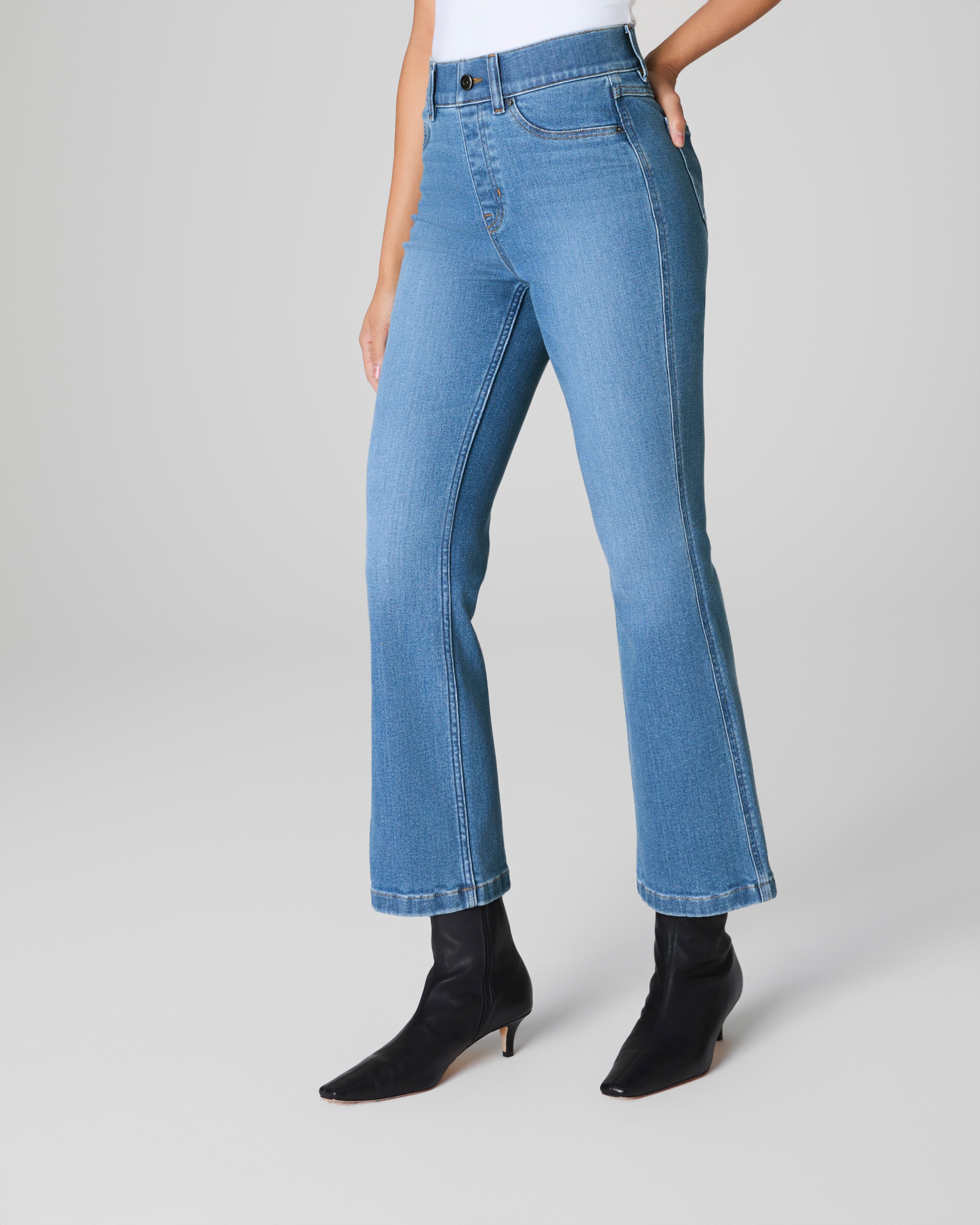 SPANXshape™ Original EveryWear Kick Flare Jeans  Stonewashed Blue