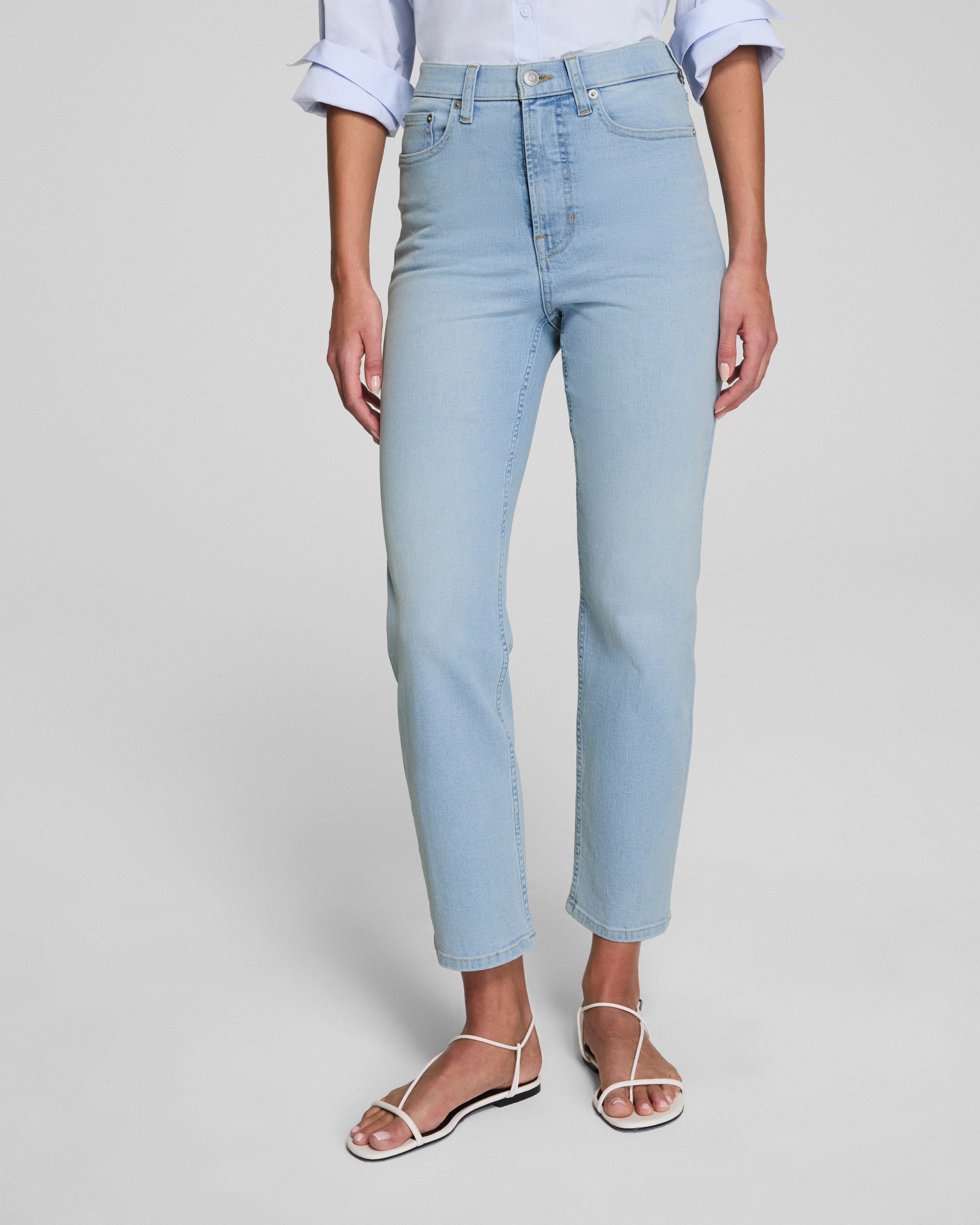 SPANXsculpt™ ReDefine Slim Straight Jeans  Tidal Blue
