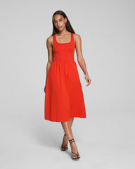 SPANXsmooth™ Jersey Scoop Neck Tank Midi Dress  Poppy