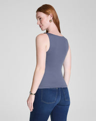 SPANXsmooth™ Jersey Boatneck Tank  Earth Stone