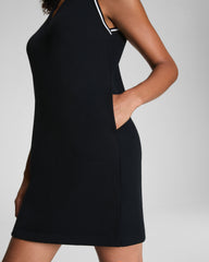 SPANX AirEssentials® Pique Polo Tank Dress  Very Black